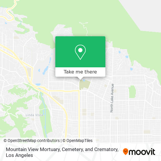 Mountain View Mortuary, Cemetery, and Crematory map