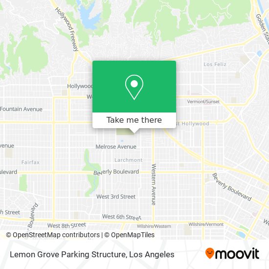 How to get to Lemon Grove Parking Structure in Hollywood, La by Bus or  Subway?