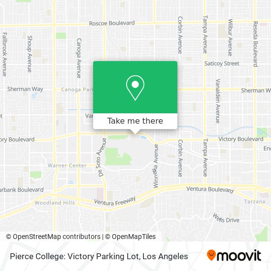 Mapa de Pierce College: Victory Parking Lot