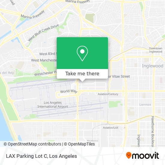LAX Parking Lot C map