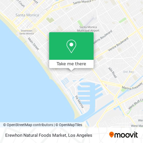 Erewhon Natural Foods Market map