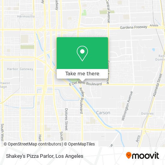 Shakey's Pizza Parlor map