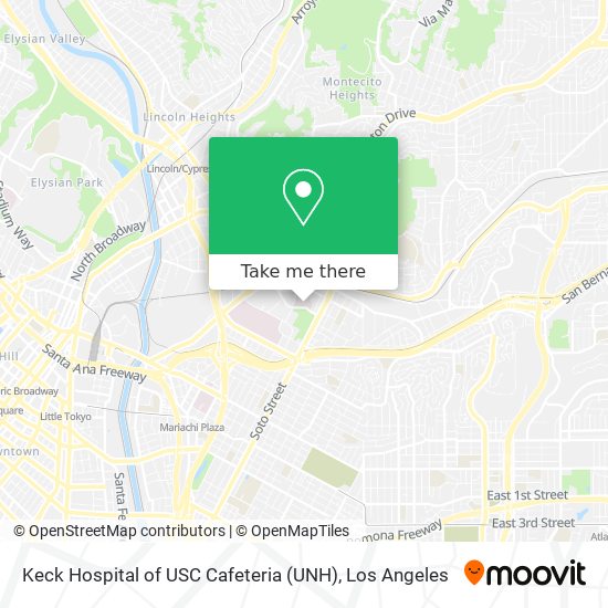 Keck Hospital of USC Cafeteria (UNH) map
