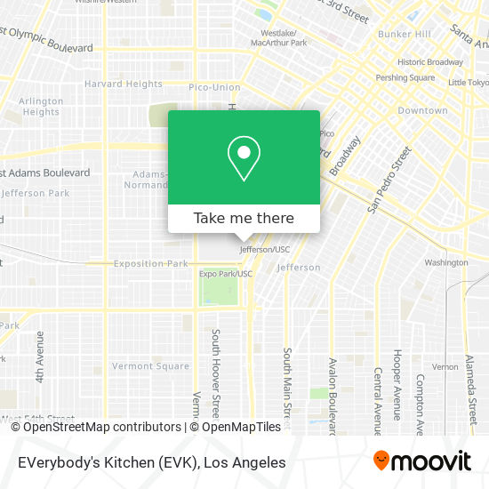 Mapa de EVerybody's Kitchen (EVK)