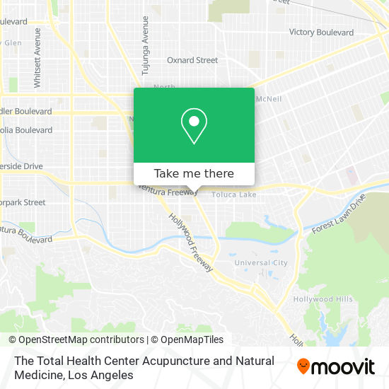 The Total Health Center Acupuncture and Natural Medicine map