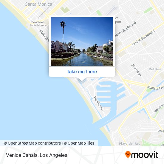 Mapa de Venice Canals