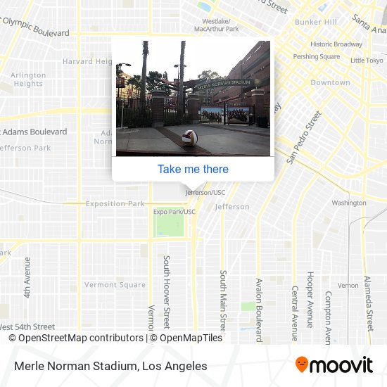 Mapa de Merle Norman Stadium