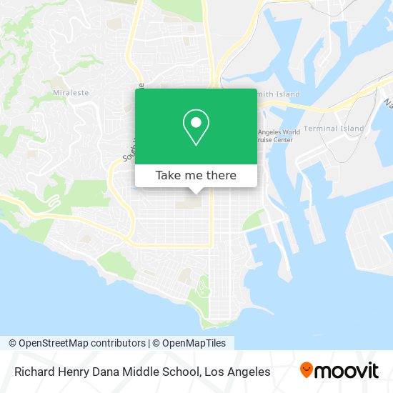 Richard Henry Dana Middle School map