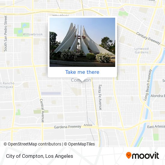 City of Compton map
