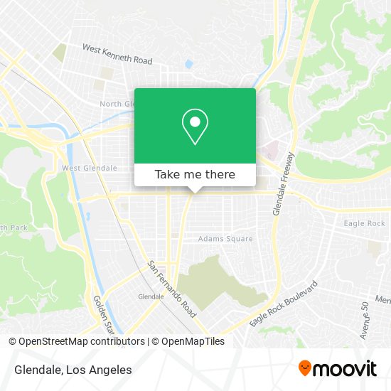 Glendale map