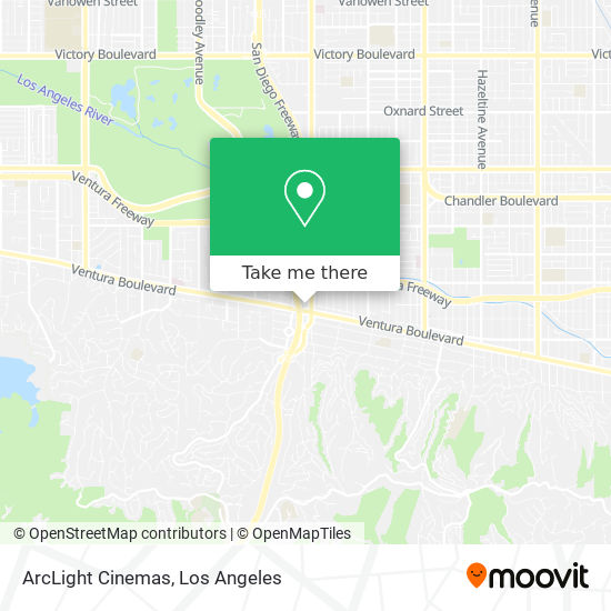 ArcLight Cinemas map