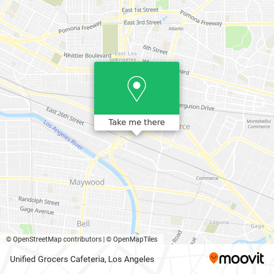Unified Grocers Cafeteria map