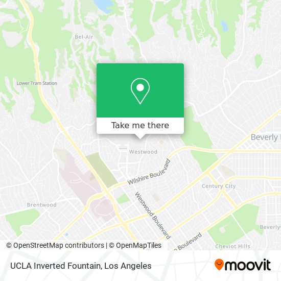 Mapa de UCLA Inverted Fountain
