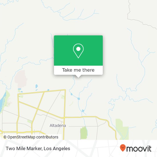 Two Mile Marker map