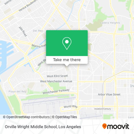 Mapa de Orville Wright Middle School
