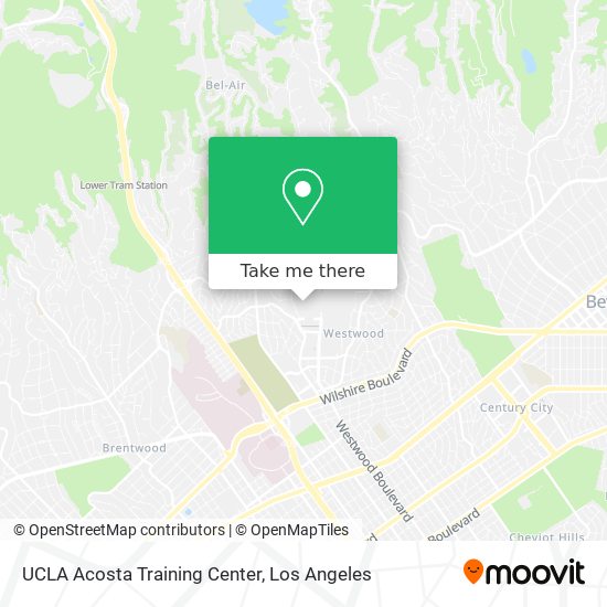UCLA Acosta Training Center map