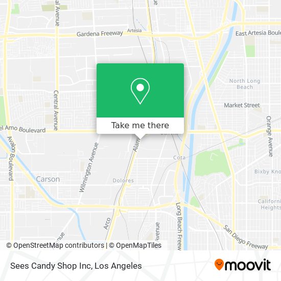 Mapa de Sees Candy Shop Inc
