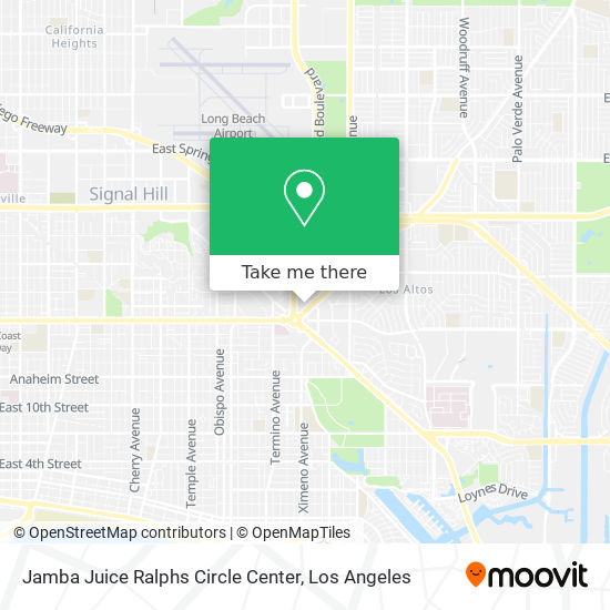 Jamba Juice Ralphs Circle Center map