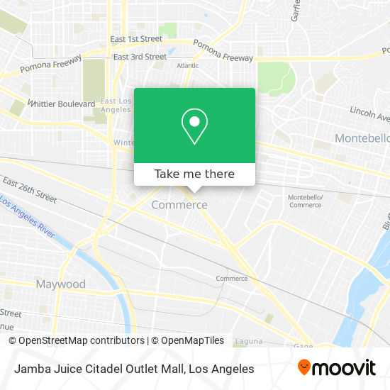 Jamba Juice Citadel Outlet Mall map