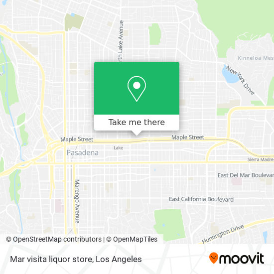 Mar visita liquor store map