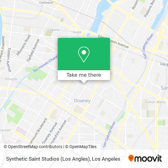 Mapa de Synthetic Saint Studios (Los Angles)