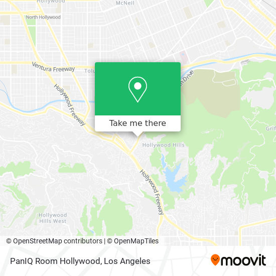 PanIQ Room Hollywood map