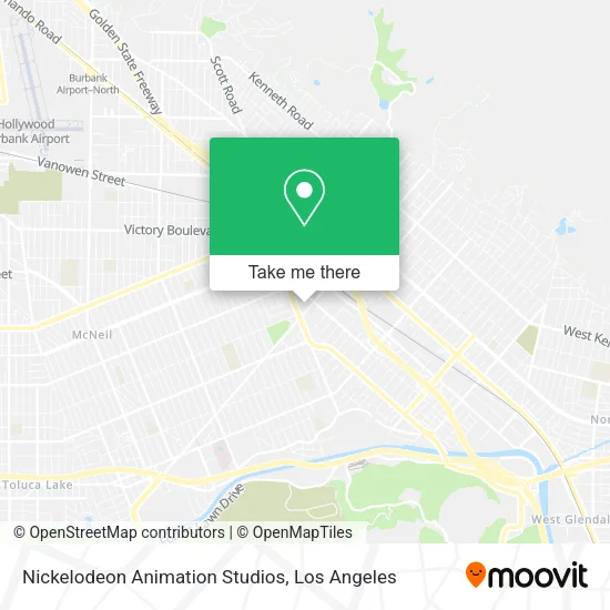 Nickelodeon Animation Studios map