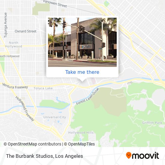 Mapa de The Burbank Studios