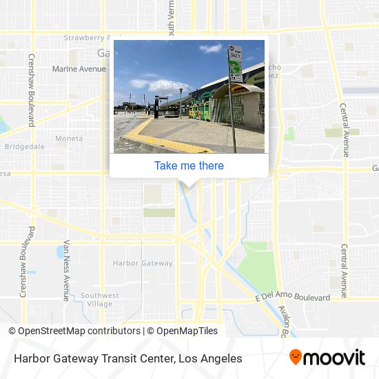 Mapa de Harbor Gateway Transit Center