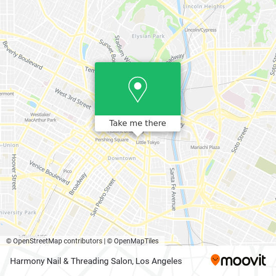 Harmony Nail & Threading Salon map