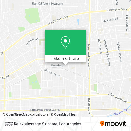 露露 Relax Massage Skincare map