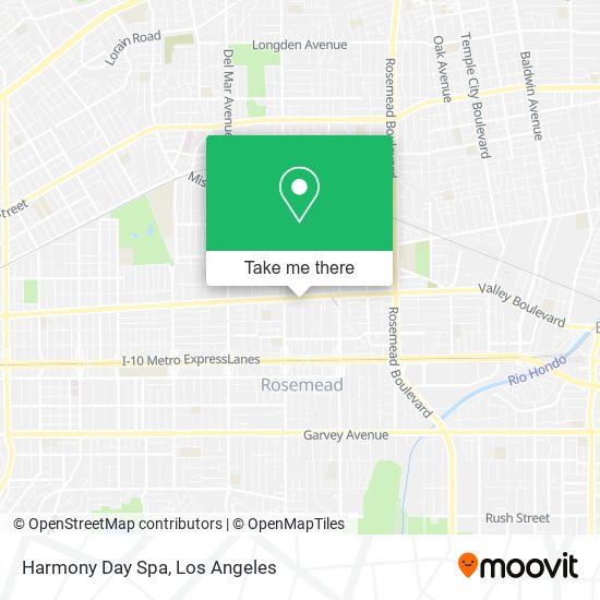 Harmony Day Spa map