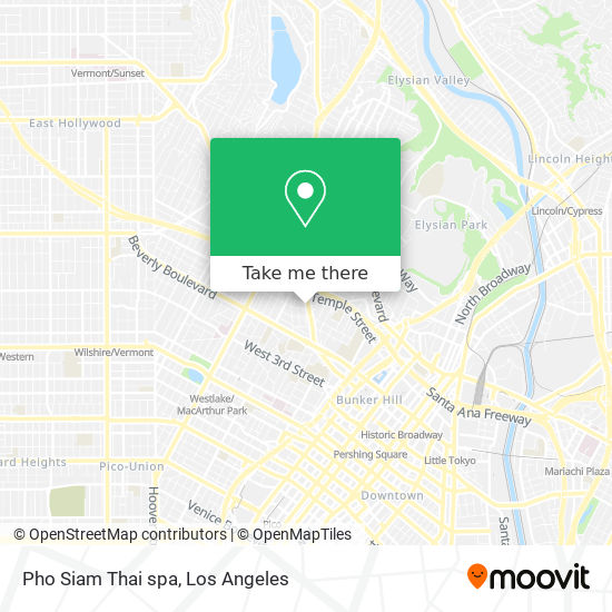 Pho Siam Thai spa map