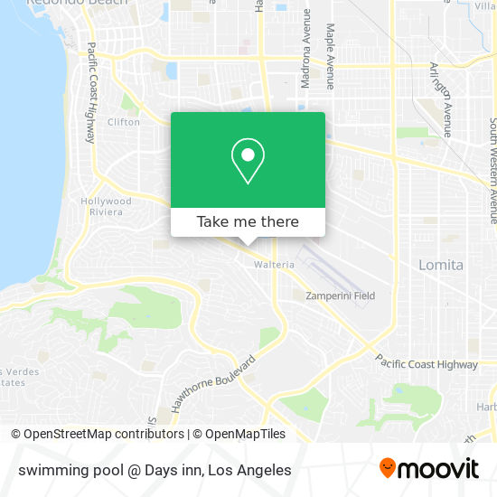 swimming pool @ Days inn map