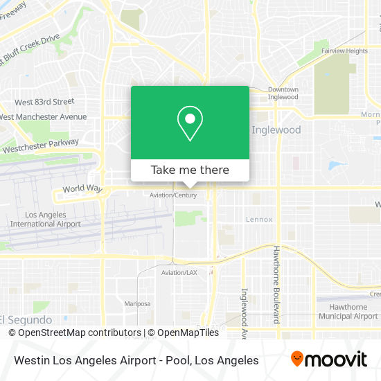 Mapa de Westin Los Angeles Airport - Pool