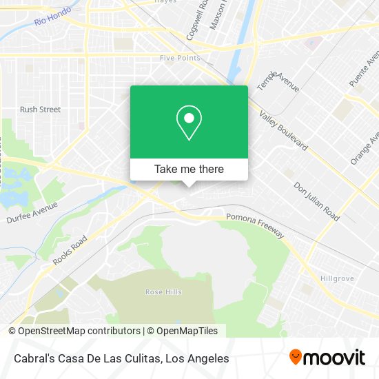 Mapa de Cabral's Casa De Las Culitas