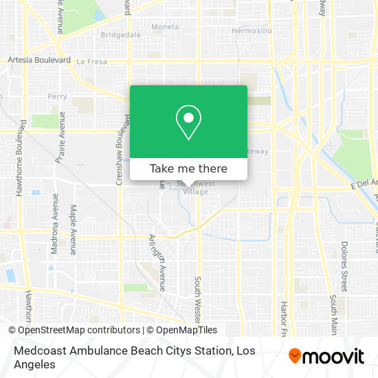 Medcoast Ambulance Beach Citys Station map