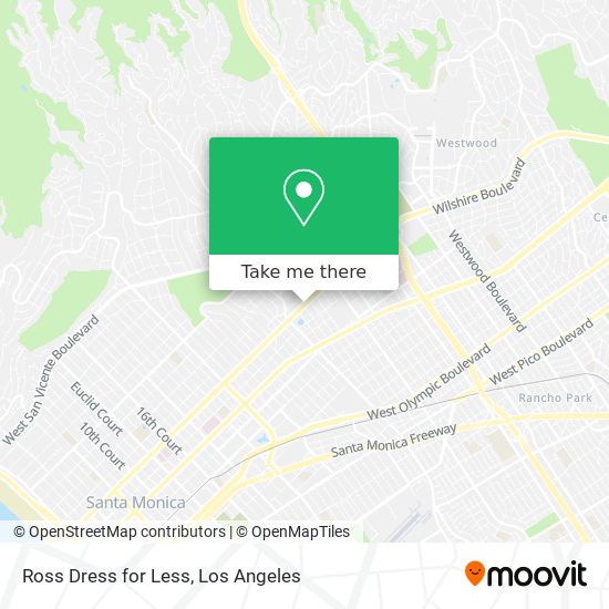 Mapa de Ross Dress for Less