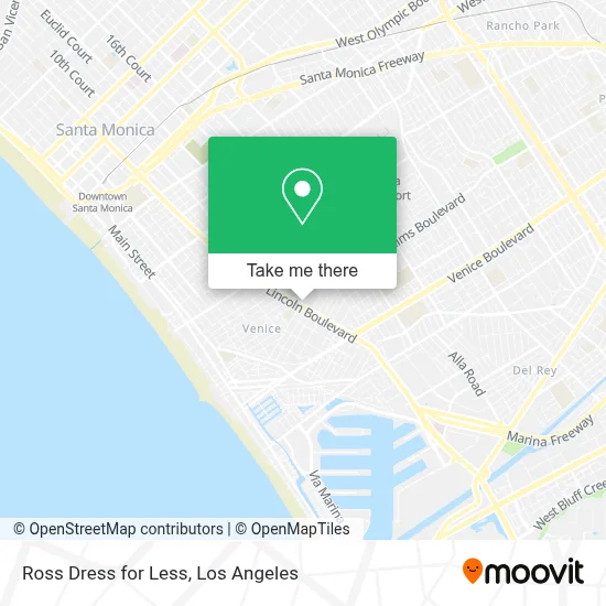 Ross Dress for Less map