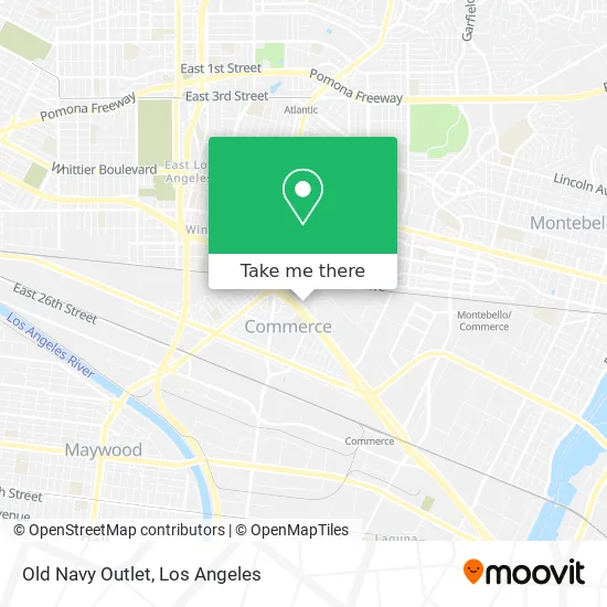 Mapa de Old Navy Outlet