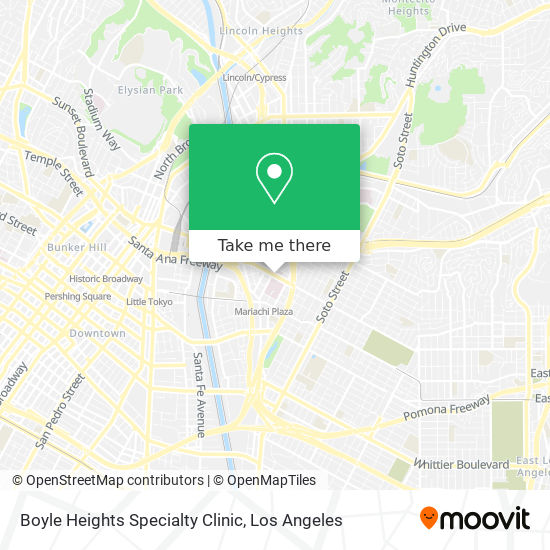 Boyle Heights Specialty Clinic map