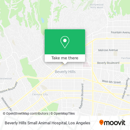 Mapa de Beverly Hills Small Animal Hospital