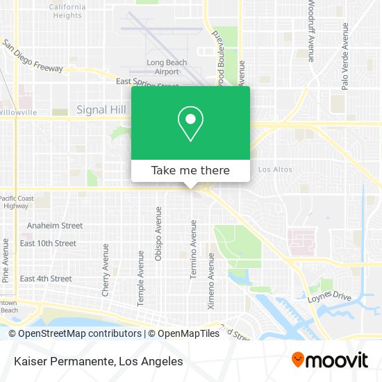 Kaiser Permanente map