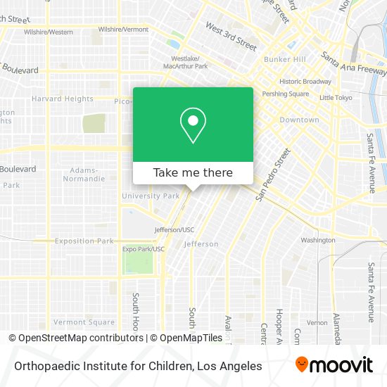 Orthopaedic Institute for Children map