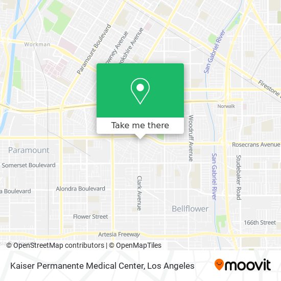 Kaiser Permanente Medical Center map