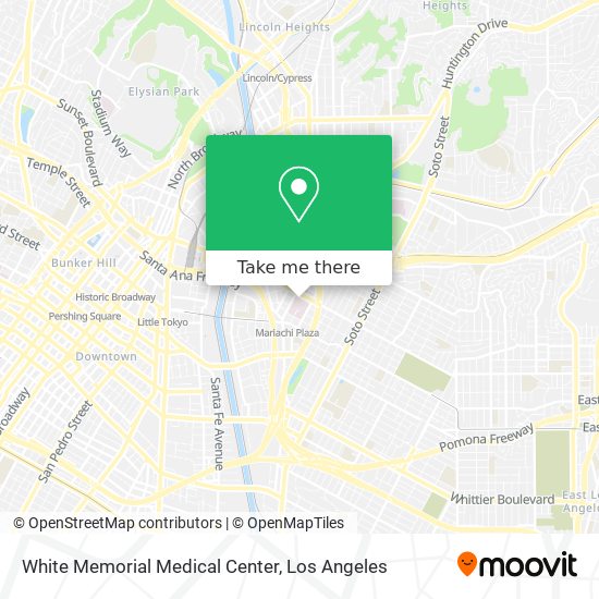 Mapa de White Memorial Medical Center