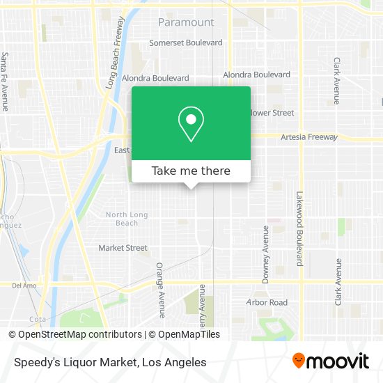 Mapa de Speedy's Liquor Market