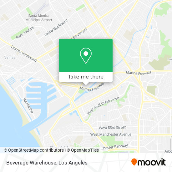 Mapa de Beverage Warehouse