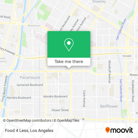 Food 4 Less map