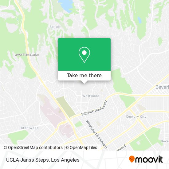 UCLA Janss Steps map